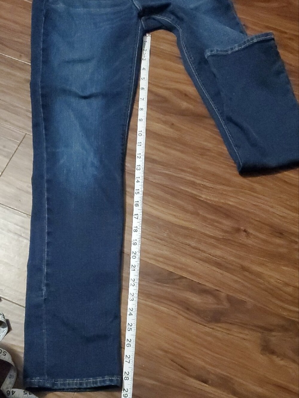 White House Black Market Indigo Straight-Leg Jeans - Picture 7 of 10